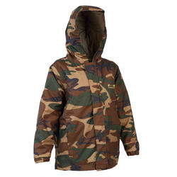 Veste chasse 100 junior camouflage vert