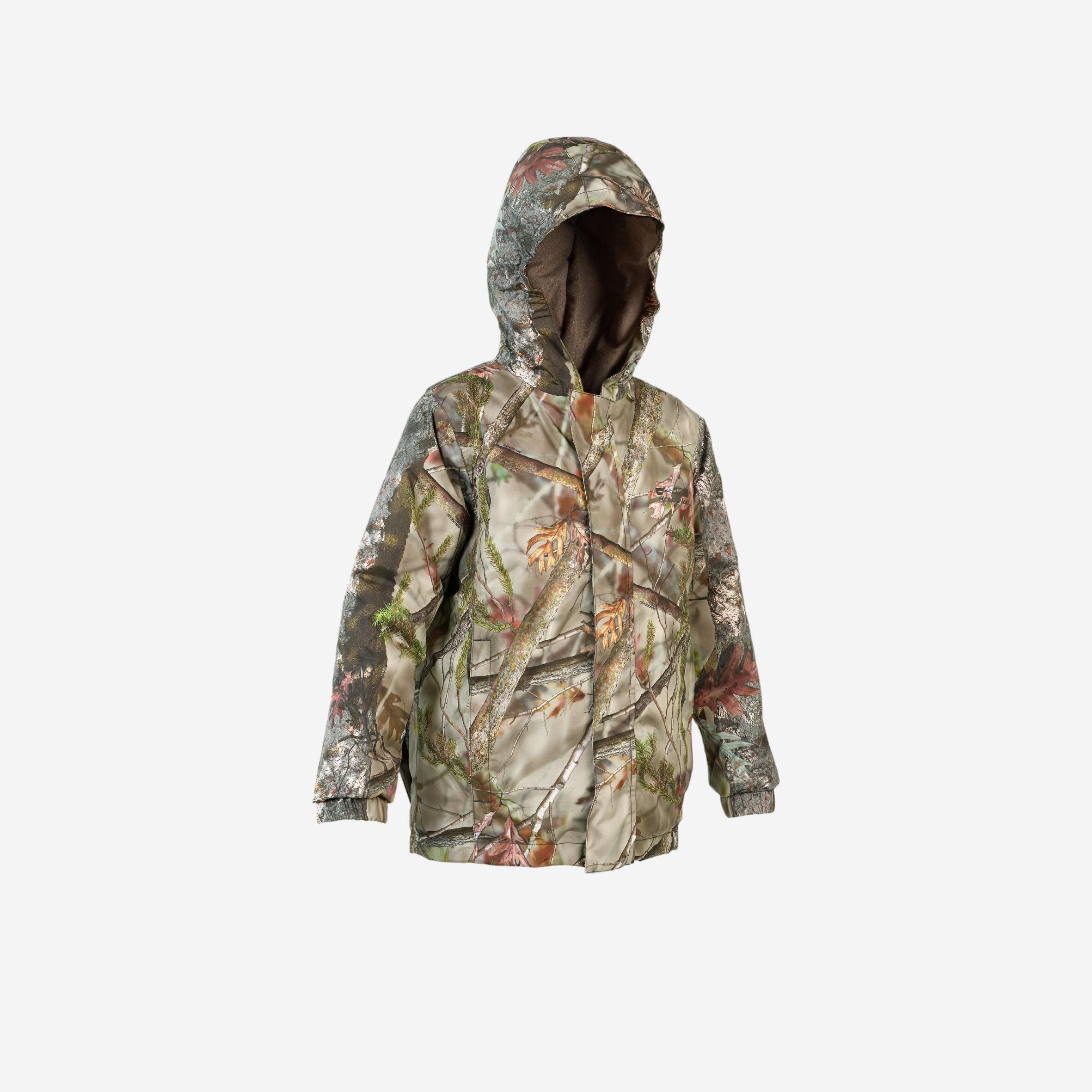 Giacca calda caccia bambino SIBIR 300 grafica mimetica KAMO BR