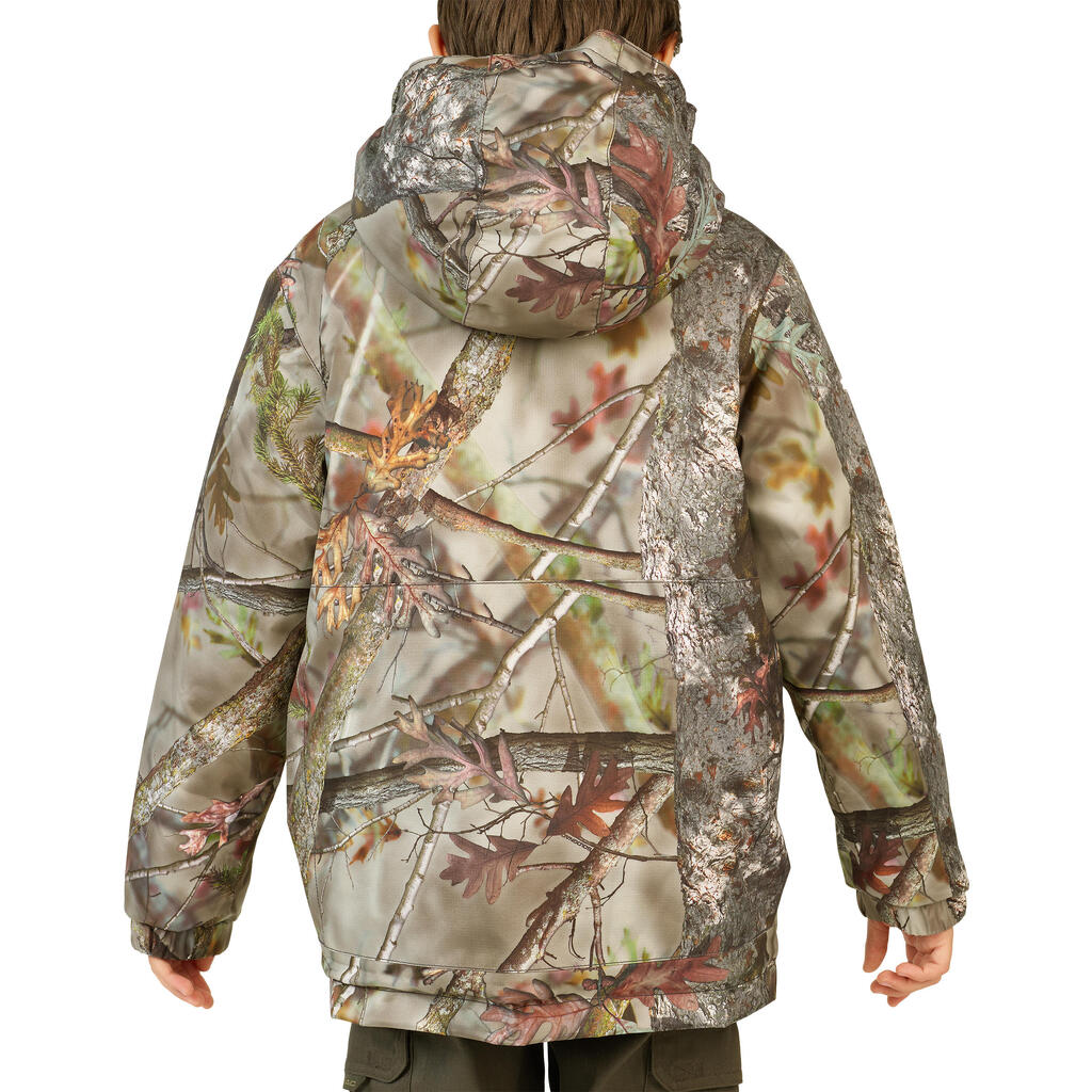 Kamuflažna dečja topla jakna WOODLAND 100