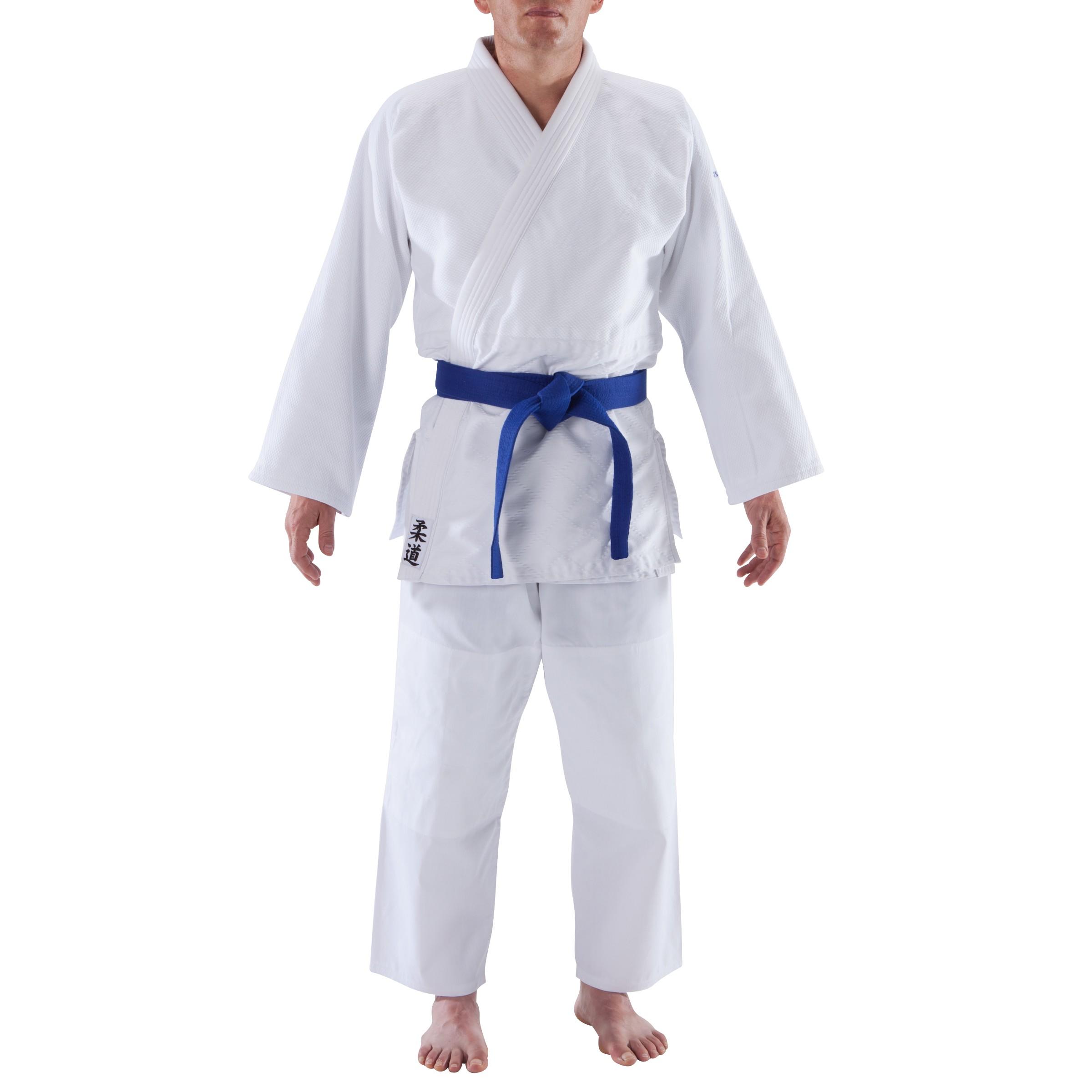 Judogi kimono judo y aikido adulto Outshock 500 blanco 10/16