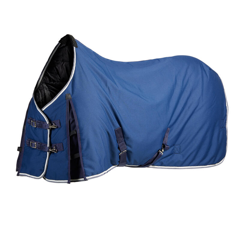 Couverture d'écurie équitation cheval et poney STABLE 300 bleu turquin