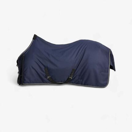 Couverture d'écurie équitation cheval et poney STABLE 300 marine