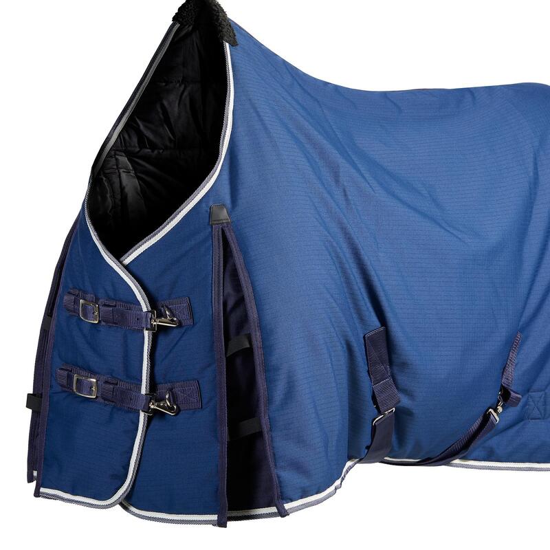 Couverture d'écurie équitation cheval et poney STABLE 300 bleu turquin