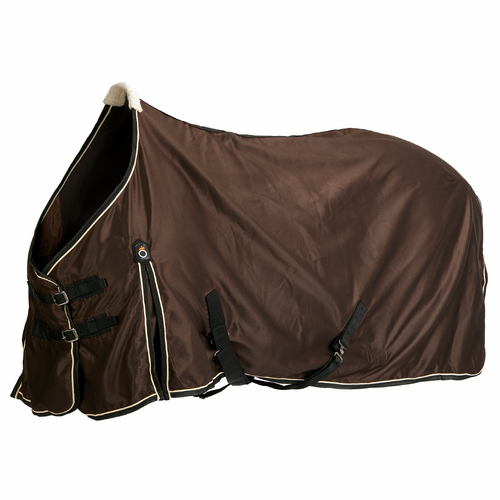 Couverture d&#039;écurie équitation poney et cheval - Stable light marron