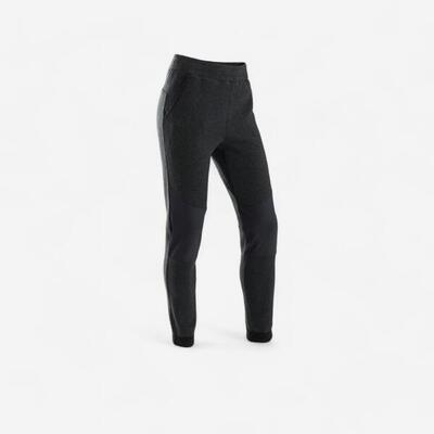 Pantaloni slim bambino gym 500 grigi