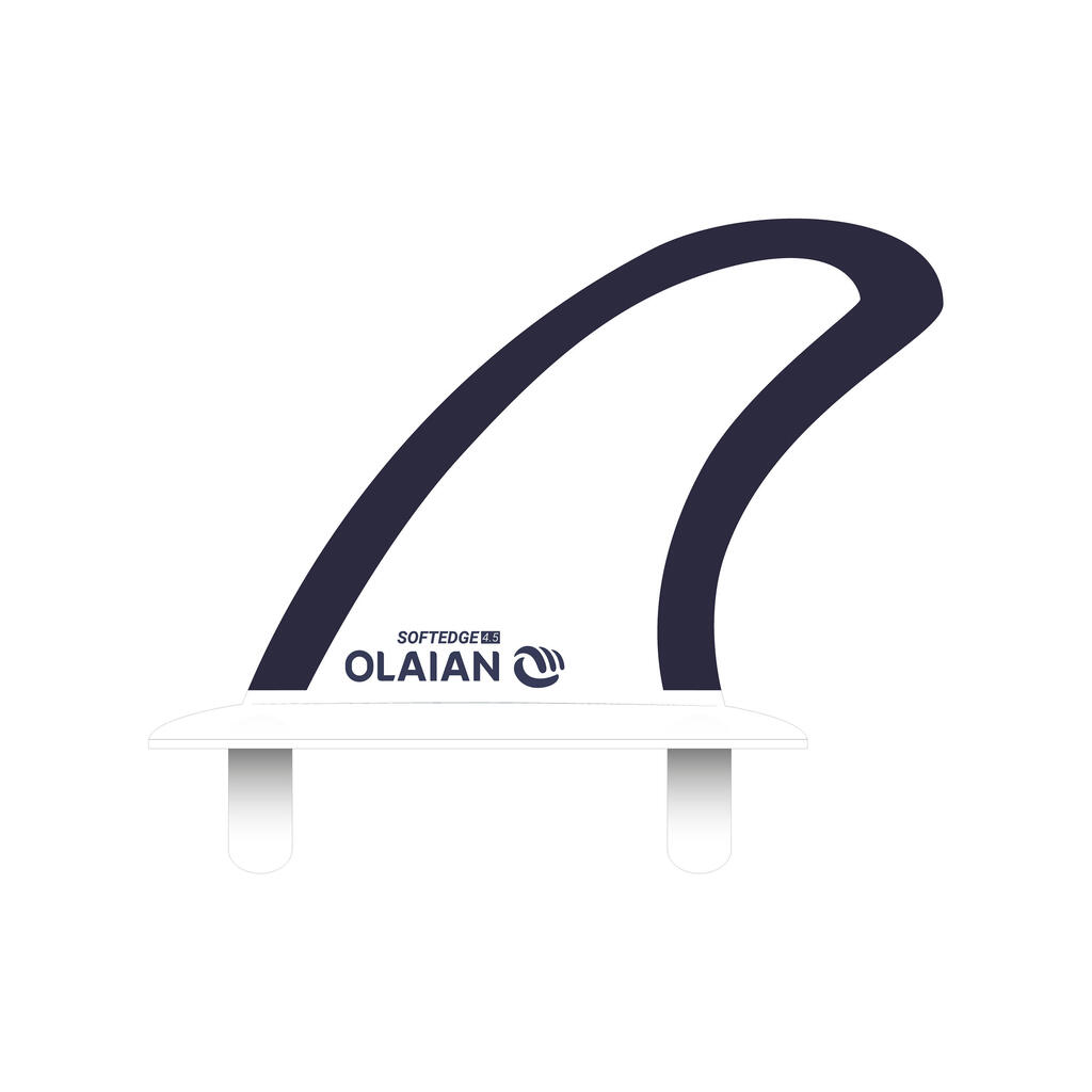 Aileron bord mou planche de surf mousse - 100 blanc