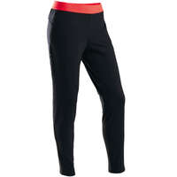 Pantalon slim S900 Călduros și respirant educație fizică gri Fete Copii - Pantalon slim 900 fete DOMYOS - Treninguri