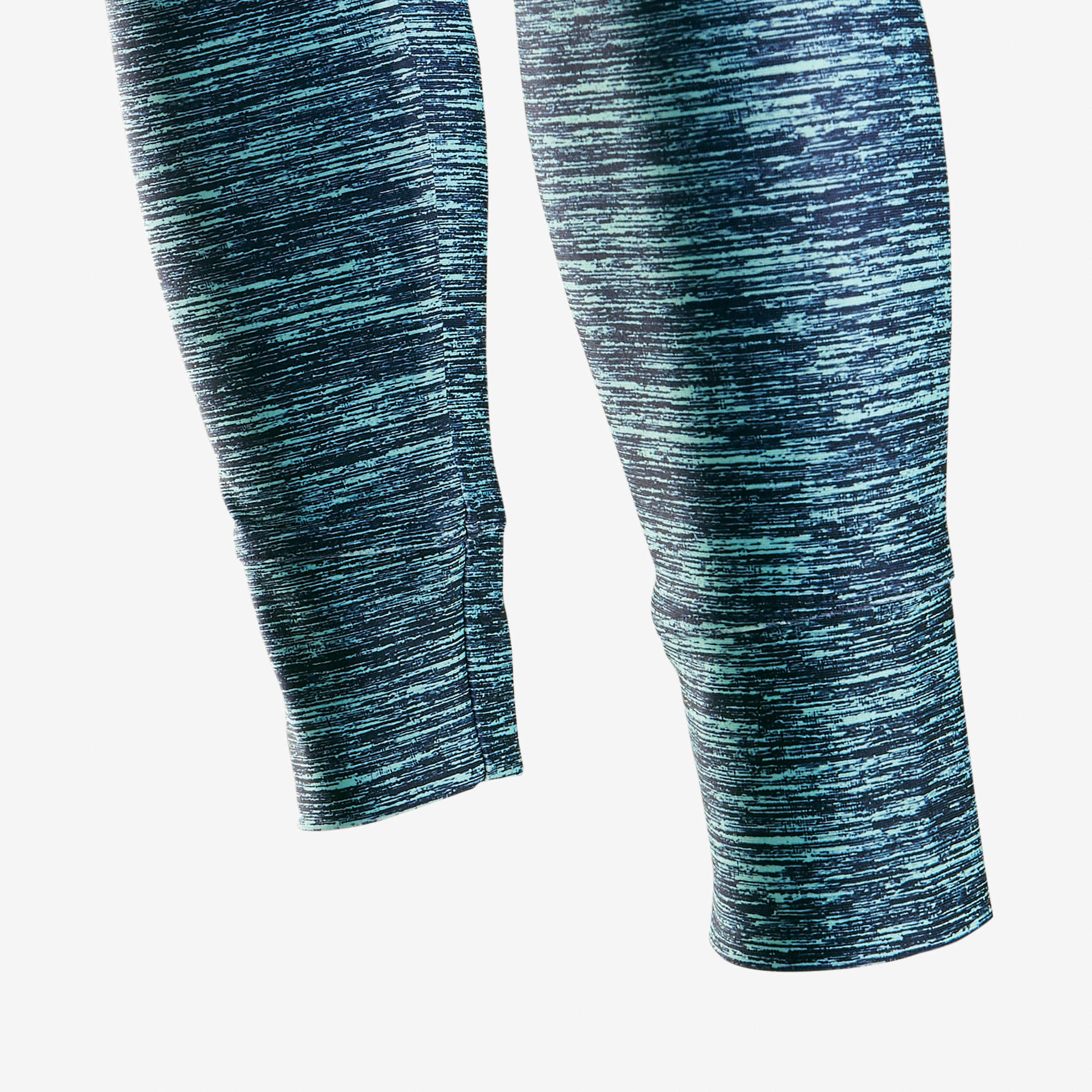 S500 Girls' Breathable Synthetic Gym Leggings - Blue 5/5