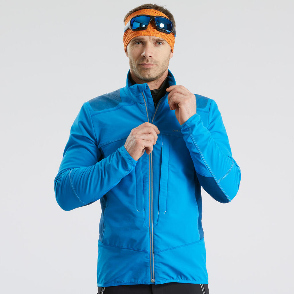 Men's Warm Softshell Hiking Jacket - SH900 Warm