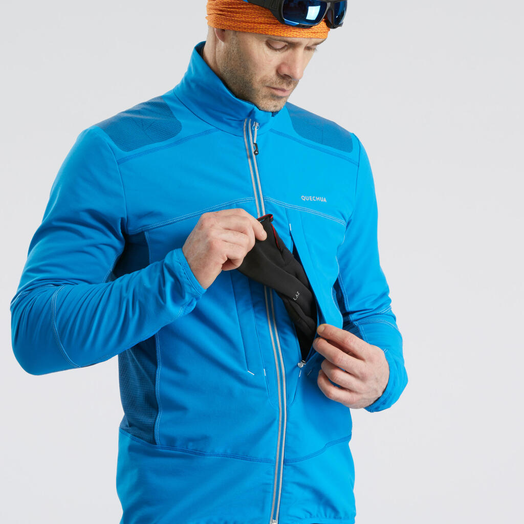 Men's Warm Softshell Hiking Jacket - SH900 Warm