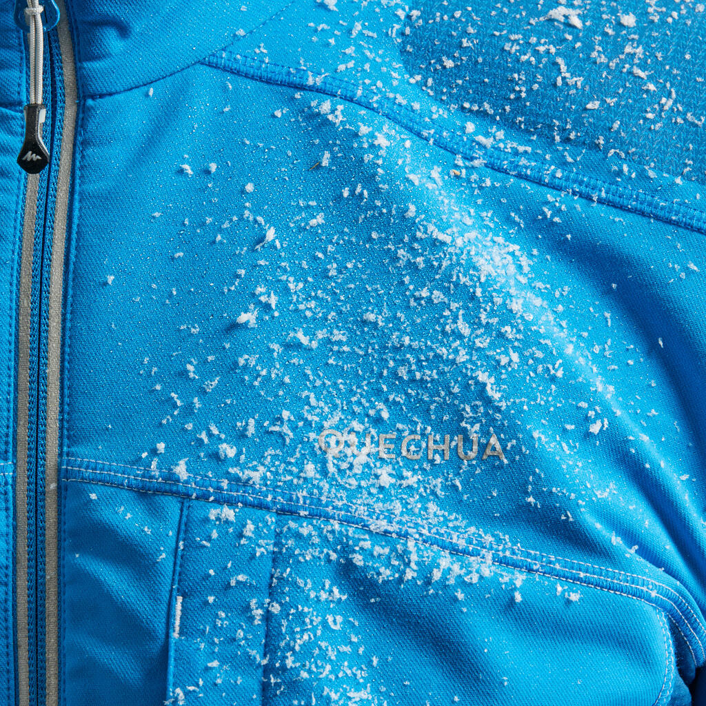 Moška topla pohodniška softshell jakna SH900 WARM