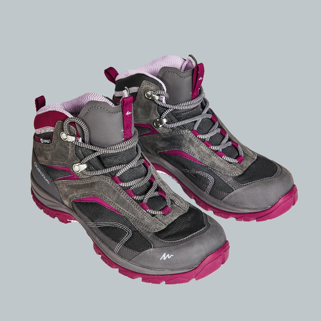 Women’s Hiking Shoes (WATERPROOF) MH100 - Blue/Purple