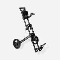 2-WHEEL COMPACT GOLF TROLLEY - INESIS BLACK