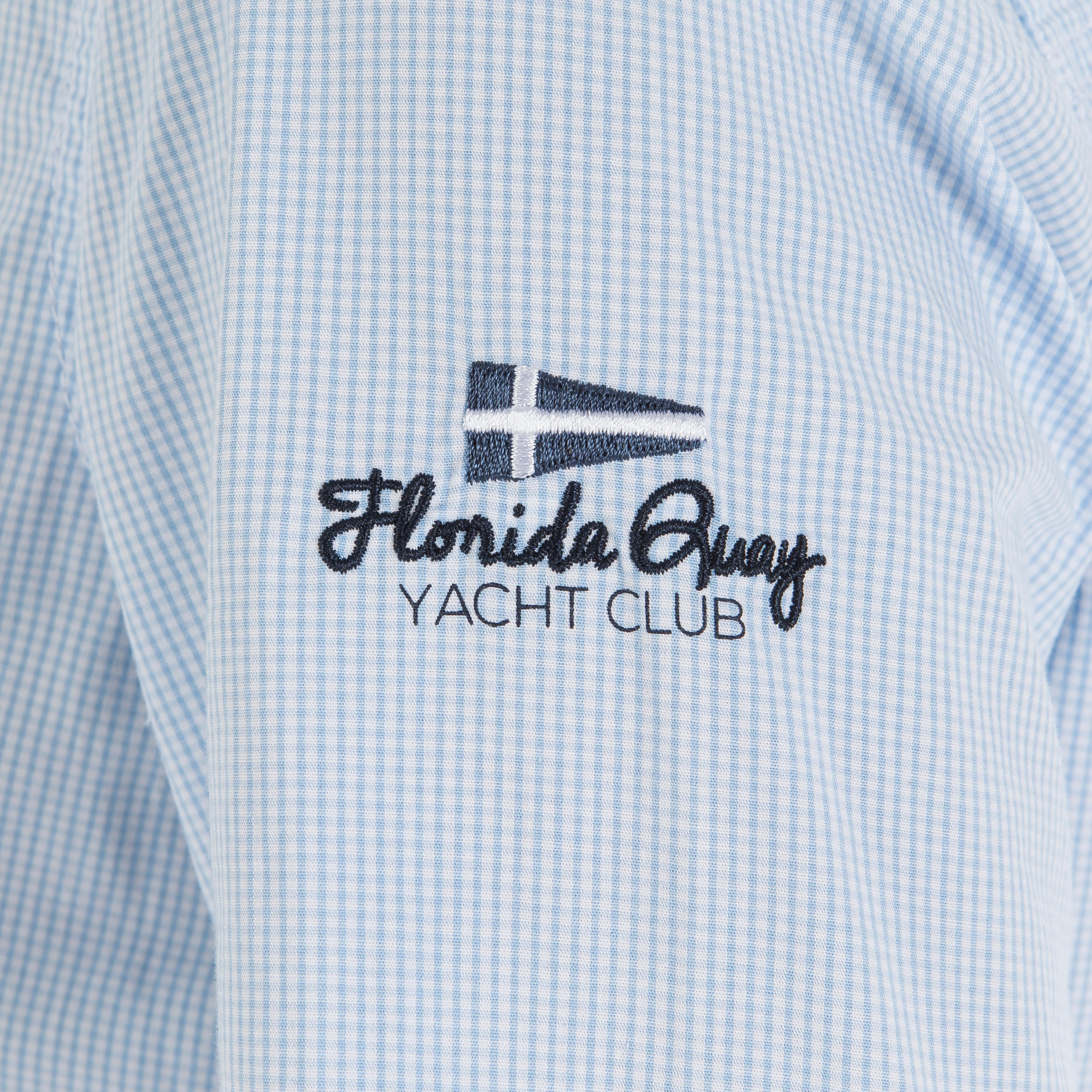 100 Women's Sailing Shirt - Blue 8/8