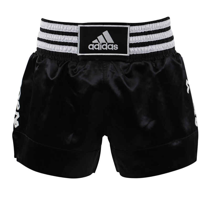 Shorts Thaiboxen schwarz/weiß
