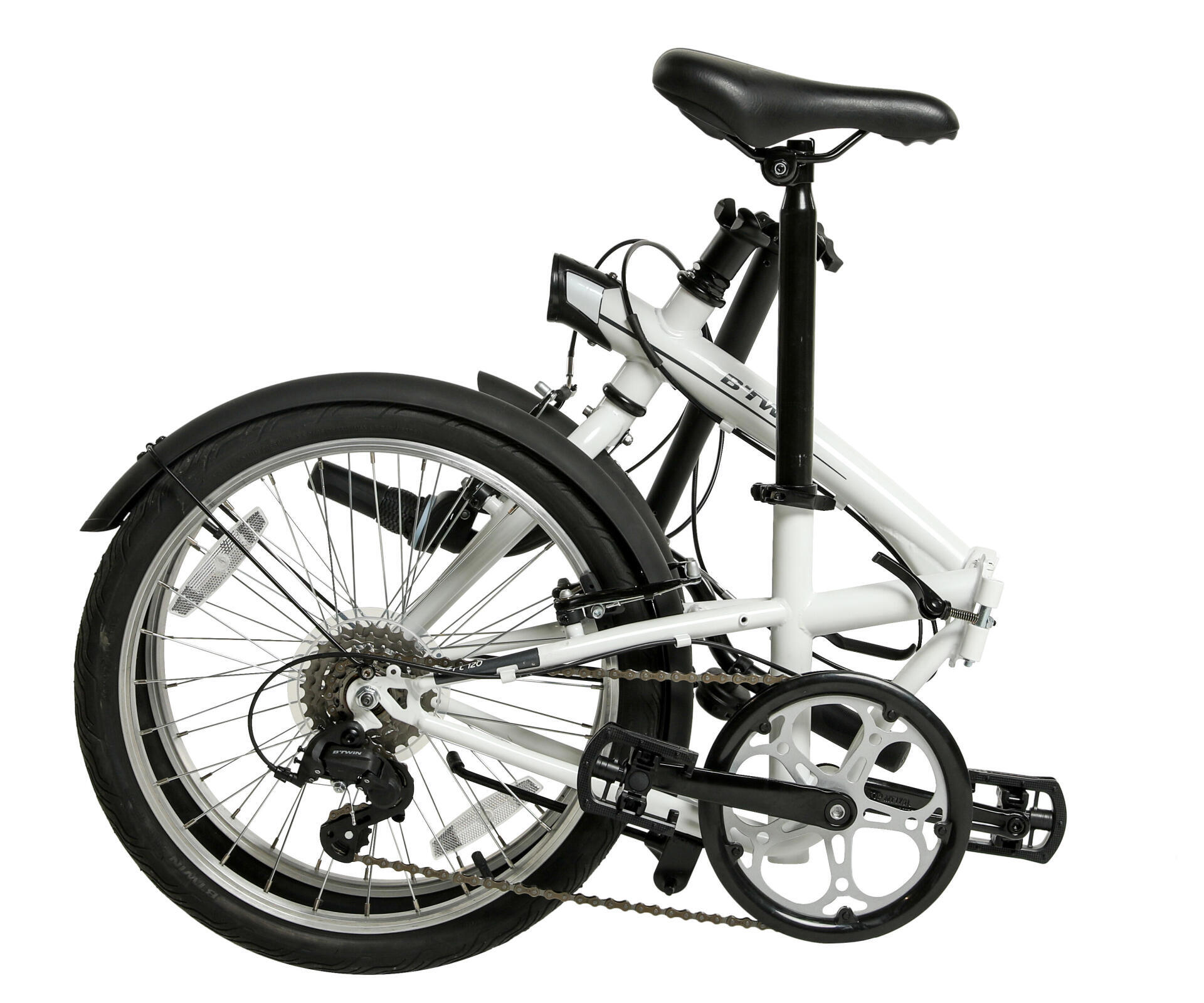 20" TILT 120 WHITE FOLDING BIKE