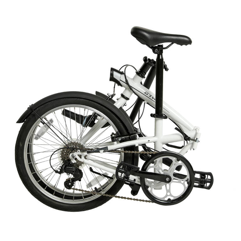 Folding Bike Tilt 120 White 20 inch