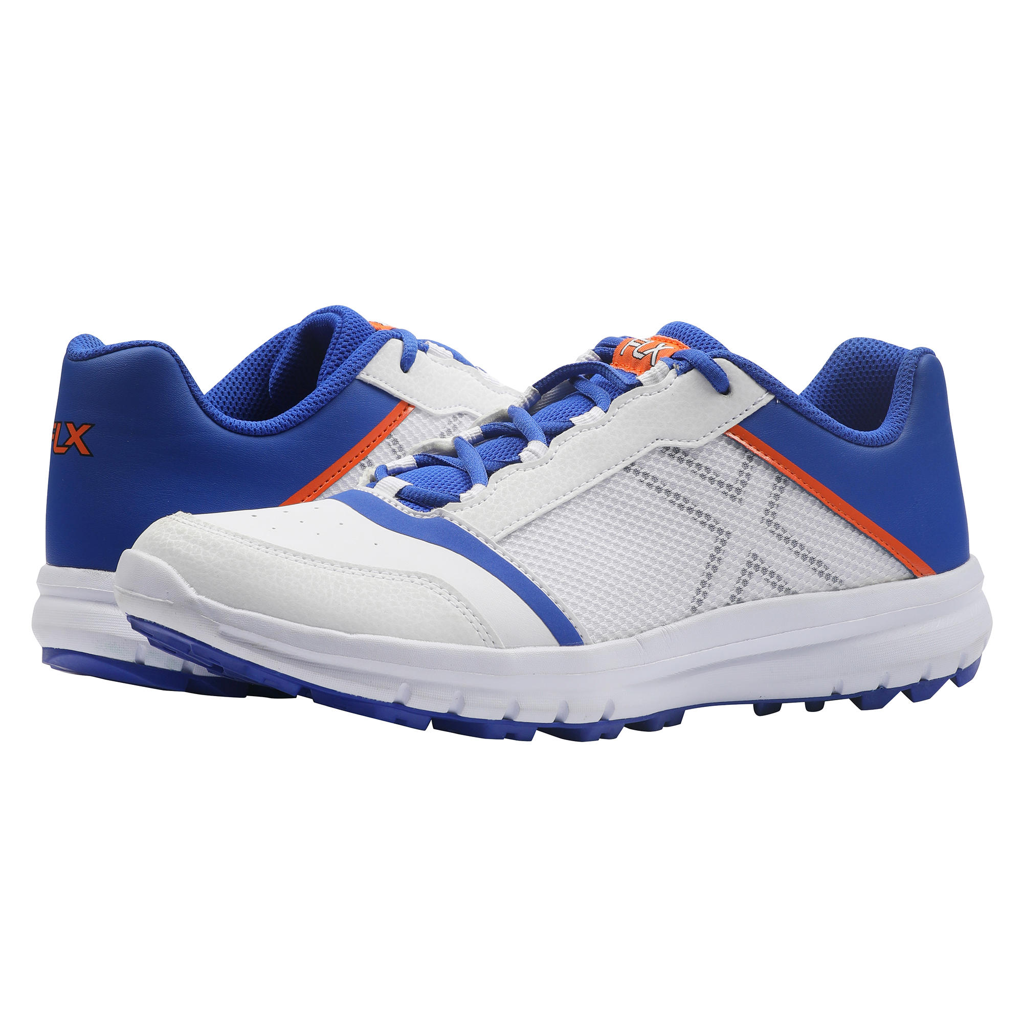 Buy B-TUF Fighter Cricket Shoes Stud Spikes Sports Shoes for Men Women Boys  Girls (White/Orange) Size India/UK 10 Online at Best Prices in India -  JioMart.