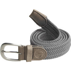 Grey adult stretchy golf belt size 2