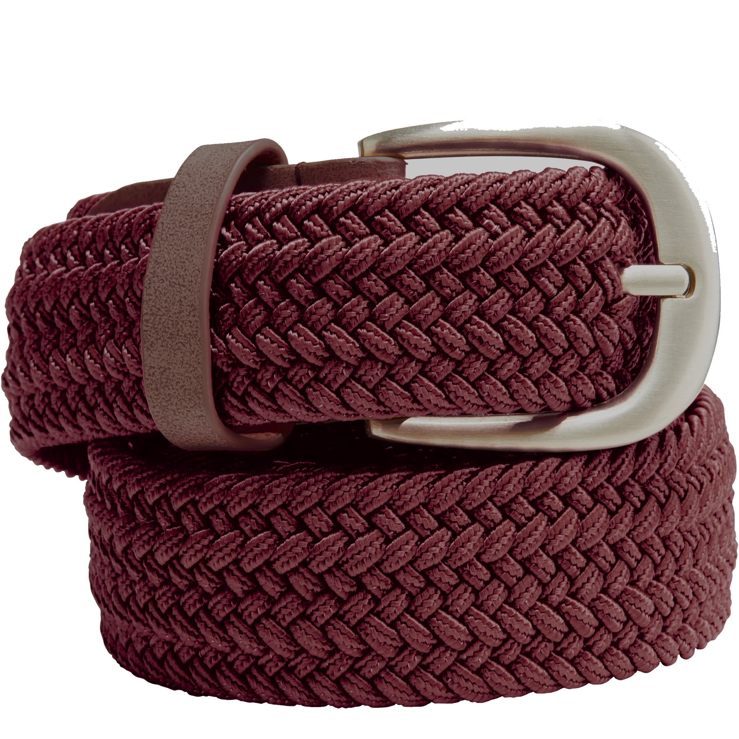 

Burgundy adult stretchy golf belt size 2 -  By INESIS | Decathlon, Red