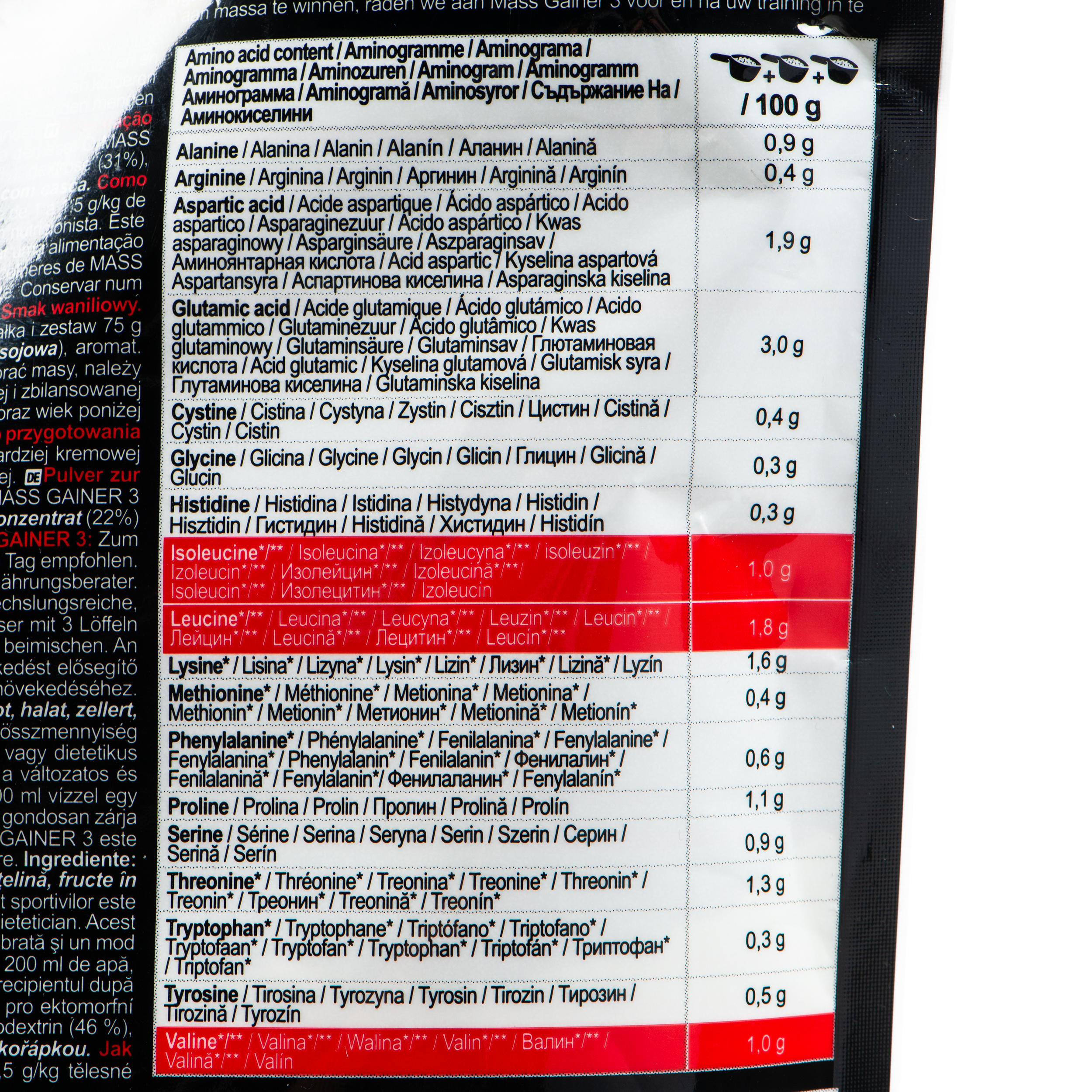 Mass Gainer 3 2.5 kg Vanilla 2/7