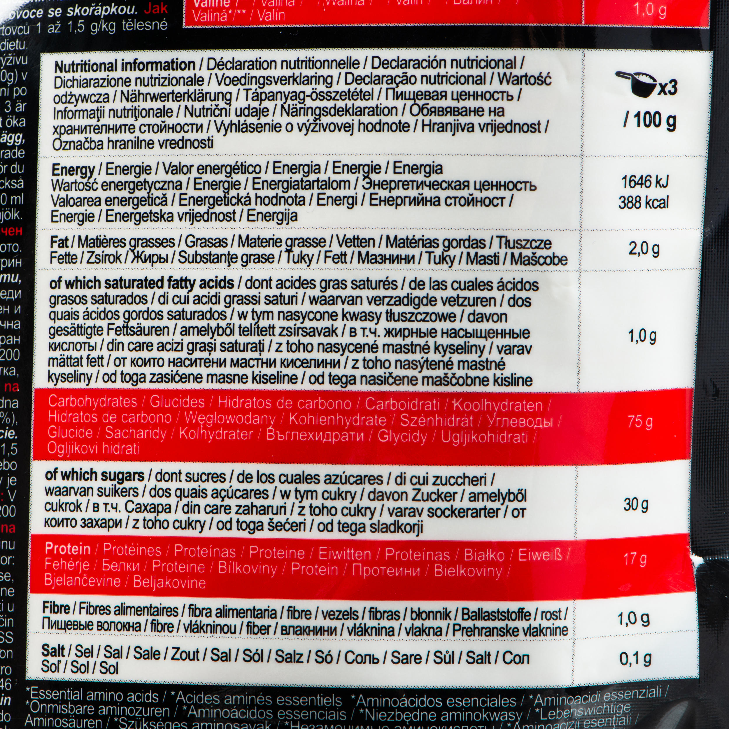 Mass Gainer 3 2.5 kg Vanilla 3/7