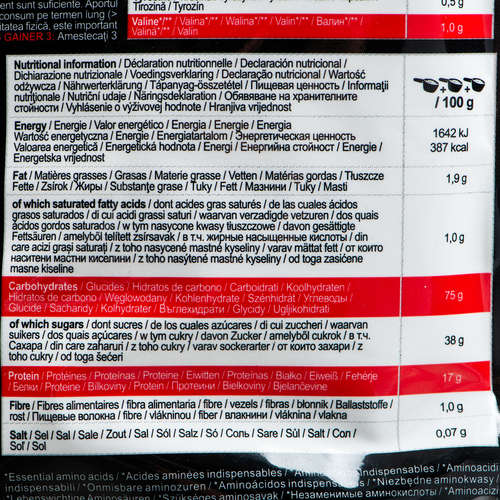 mass gainer 3 aptonia opinie