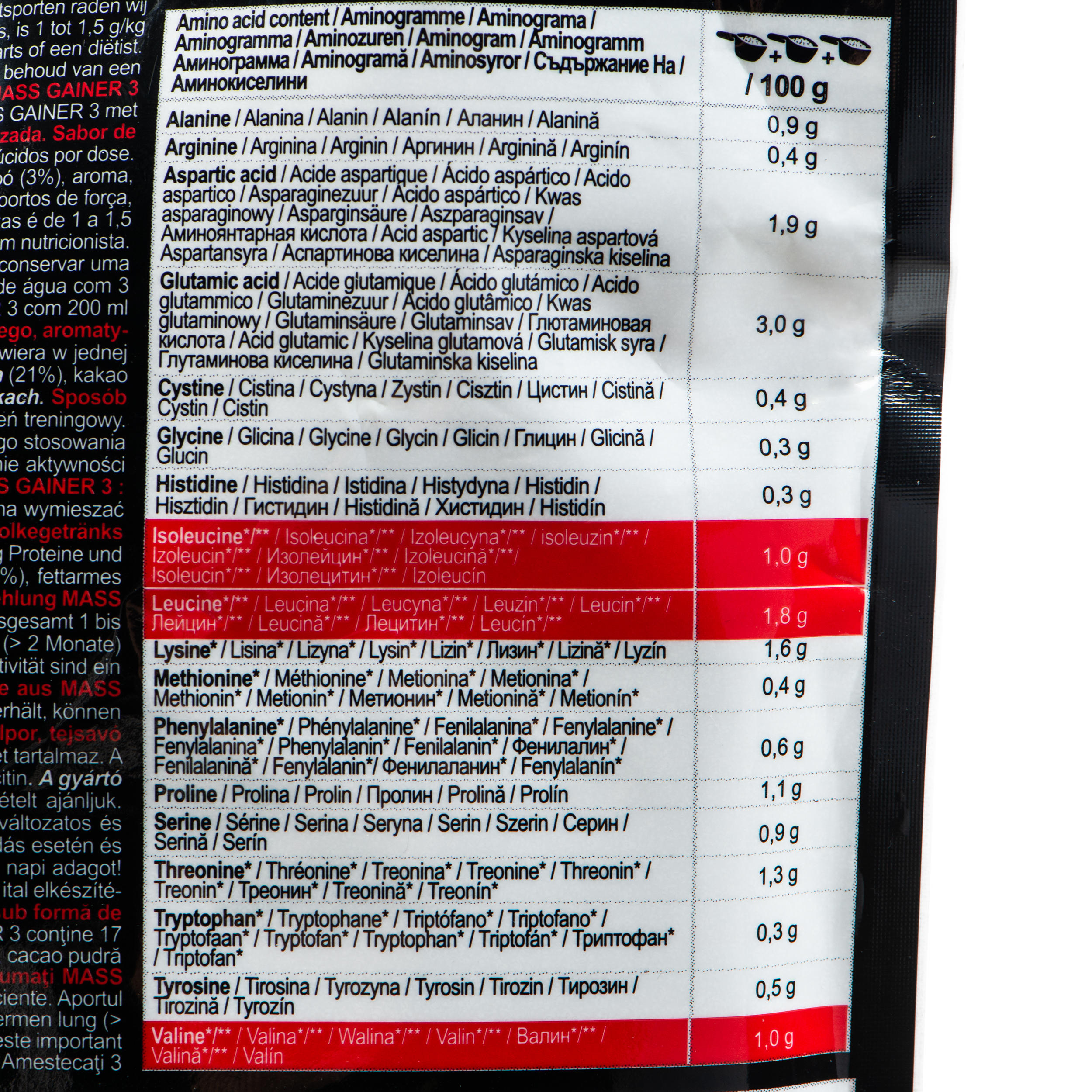 Mass Gainer 3 2.5 kg Chocolate 3/8