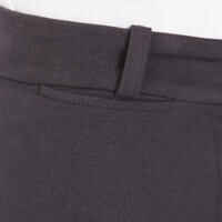 מכנסי רכיבה לילדים מסוג Fullseat דגם 180 - שחור/אפור