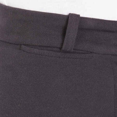 Kids' Full Seat Horse Riding Jodhpurs 180 - Black