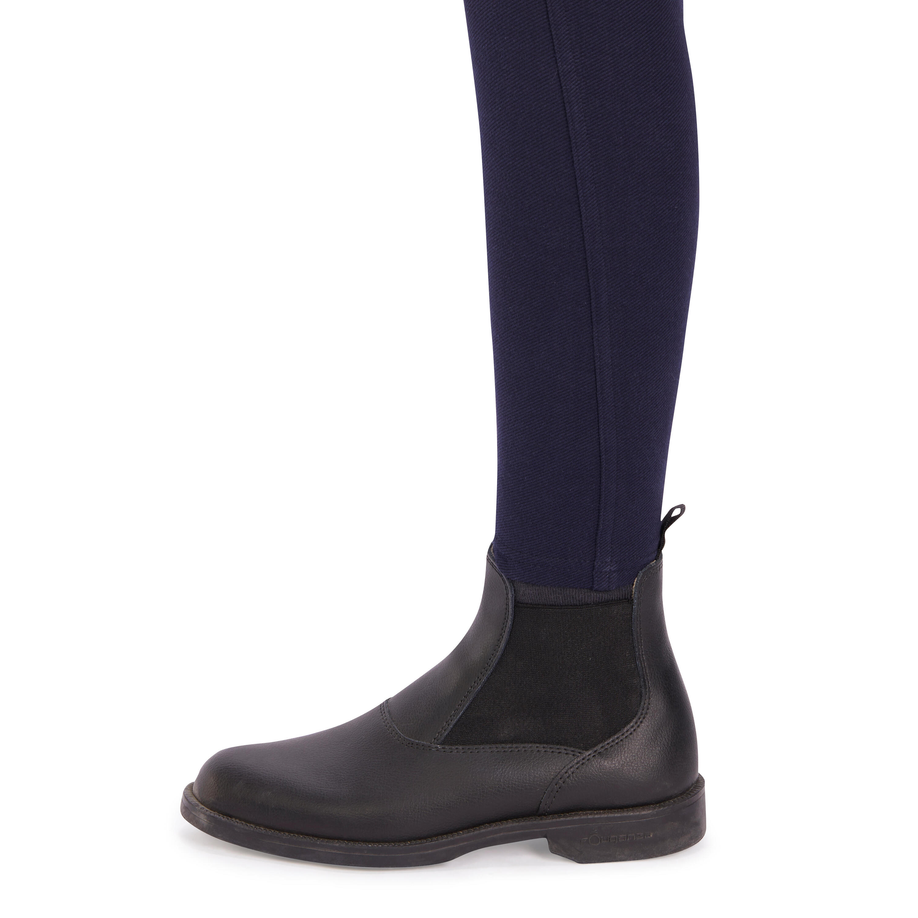 180 Kids' Full Seat Horse Riding Jodhpurs - Navy 12/13