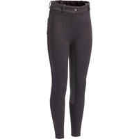 Kids' Full Seat Horse Riding Jodhpurs 180 - Black