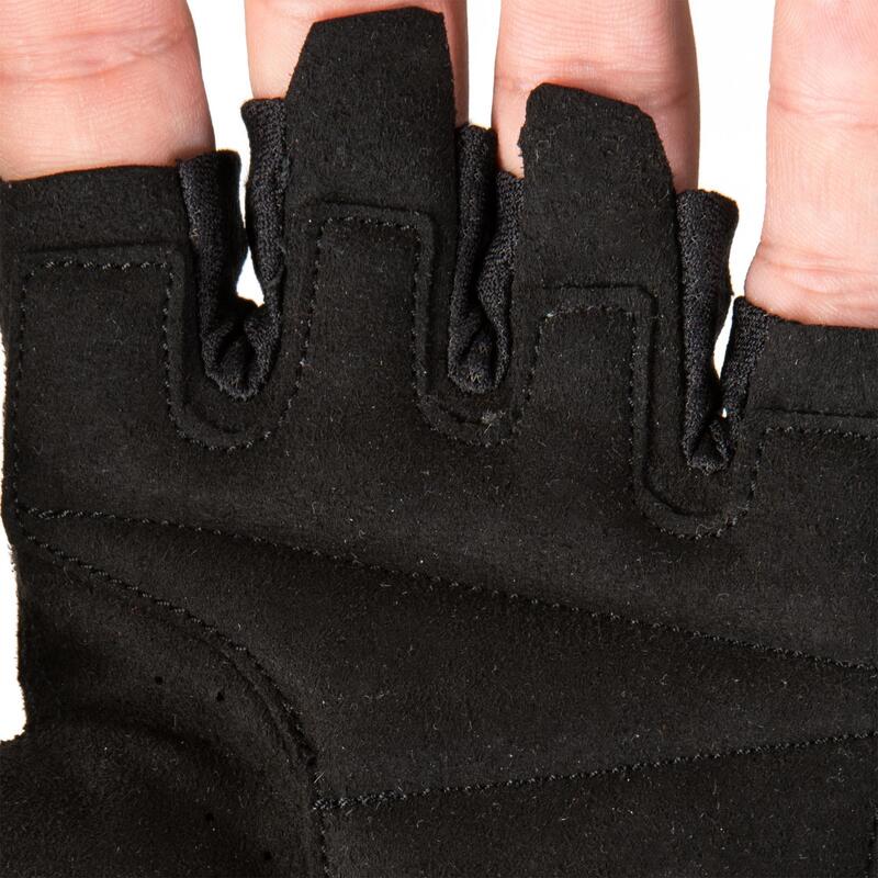 Handschoenen voor krachttraining 500 zwart