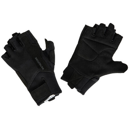 Gants musculation confort - Noir - Maroc, achat en ligne