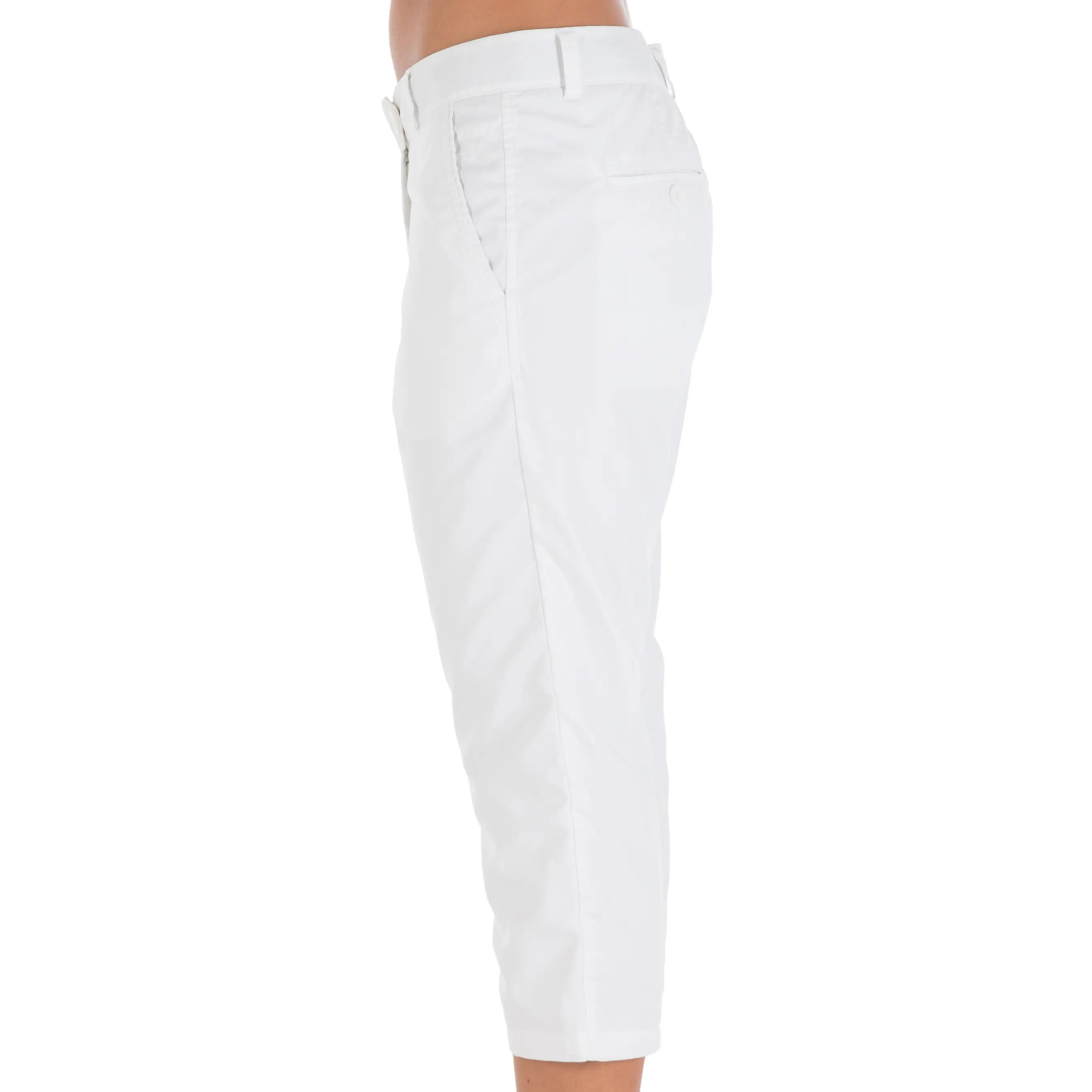 100 Women's Sailing Cropped Trousers - White 5/10