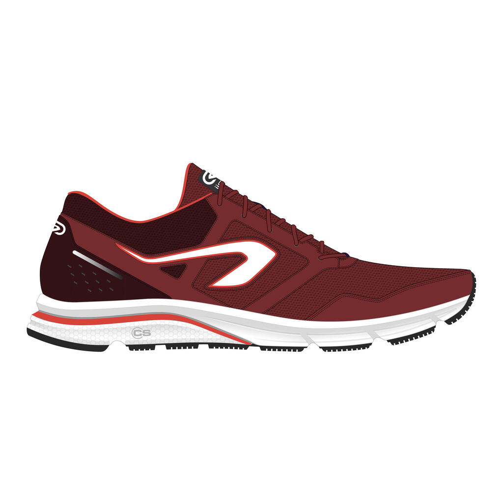 Active men's jogging shoes - red