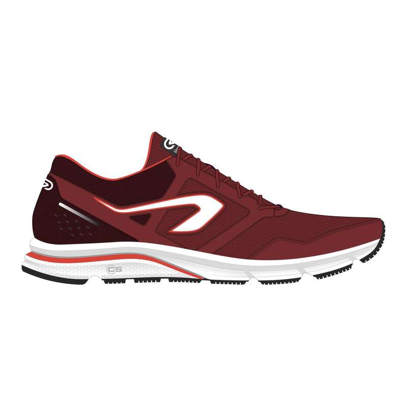 KALENJI ACTIVE MEN'S JOGGING SHOES RED Decathlon
