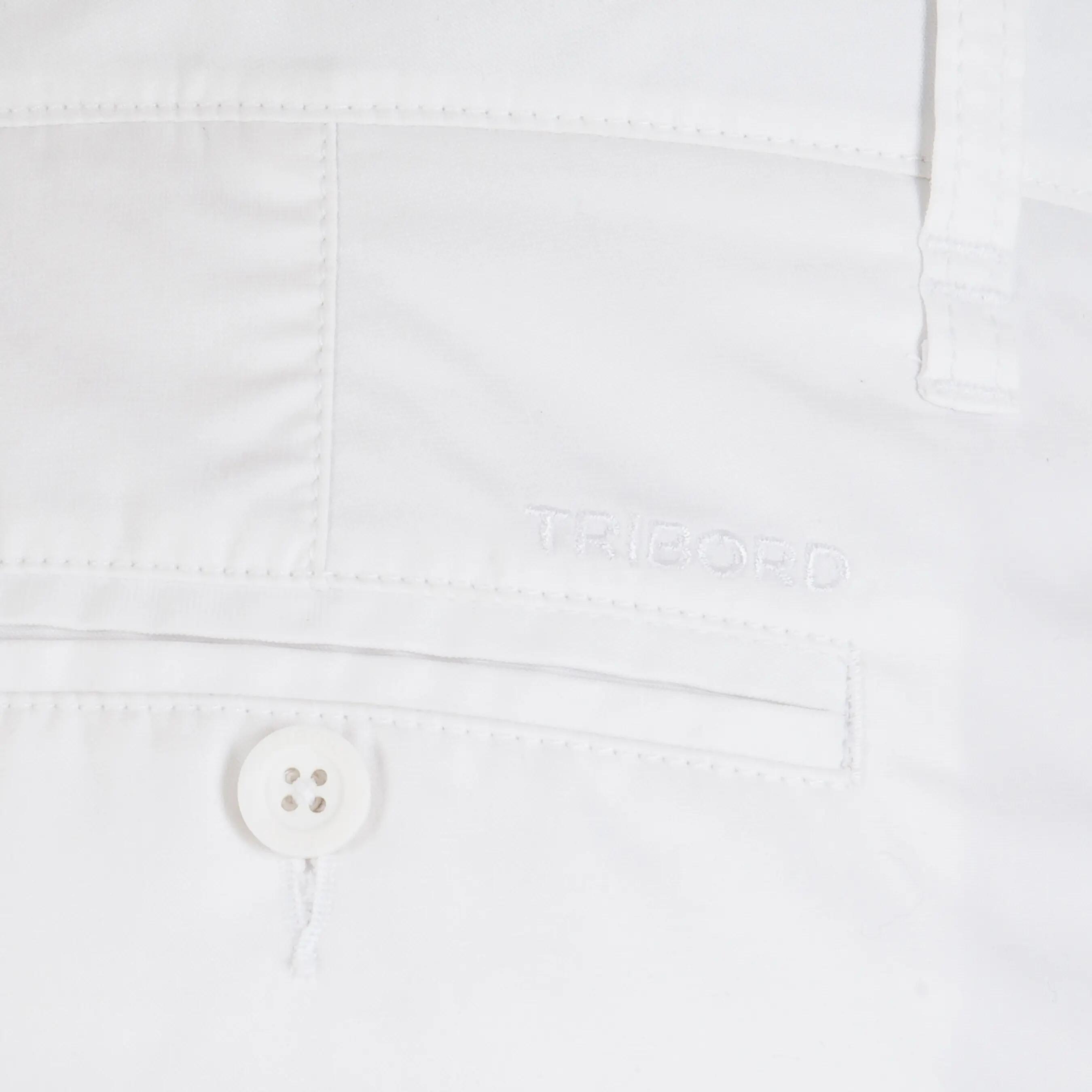 100 Women's Sailing Cropped Trousers - White 10/10