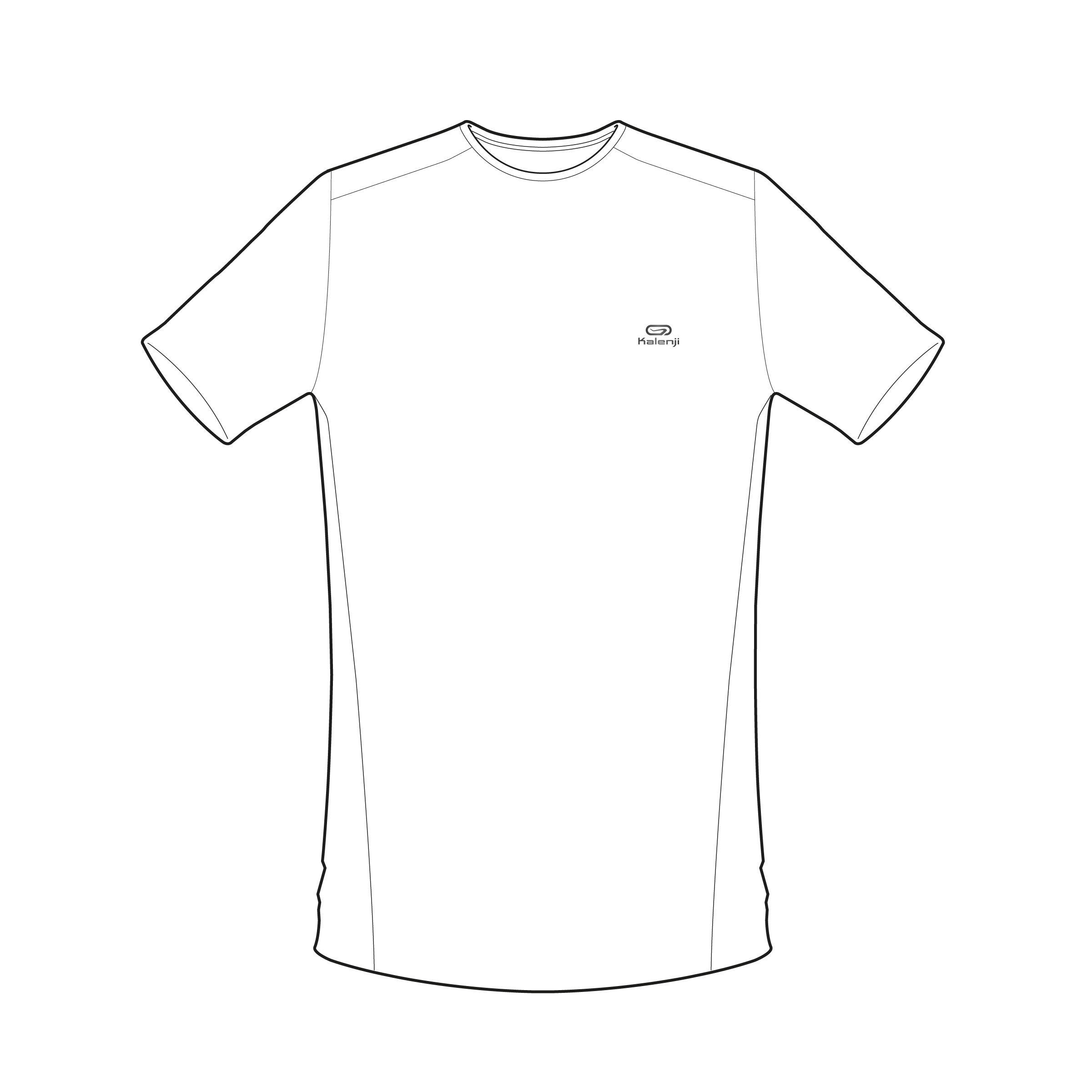 Gebraucht - Laufshirt kurzarm Herren atmungsaktiv - Run 100 Dry weiss 7/21