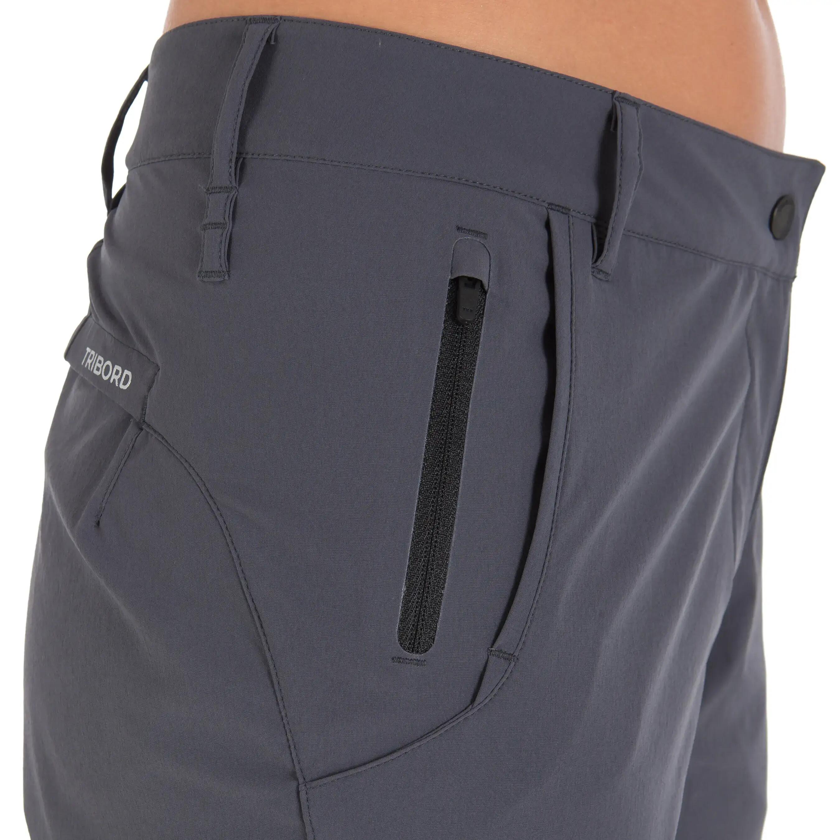 500 Women's Sailing Trousers - Grey 13/19