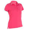 Poloshirt kurzarm Segeln Race Damen rosa