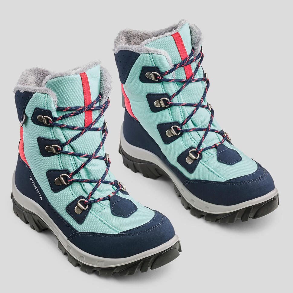 Buty turystyczne WTP - SH500 Warm sznurowane - dla dzieci