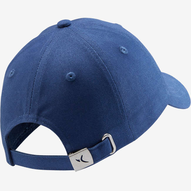 DOMYOS Girls' Gym Cap W100 Blue Print Decathlon