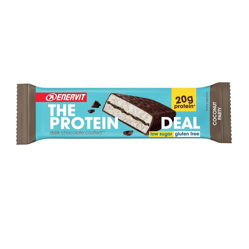 Barretta proteica THE PROTEIN DEAL ENERVIT Coconut party Gluten free 55 g