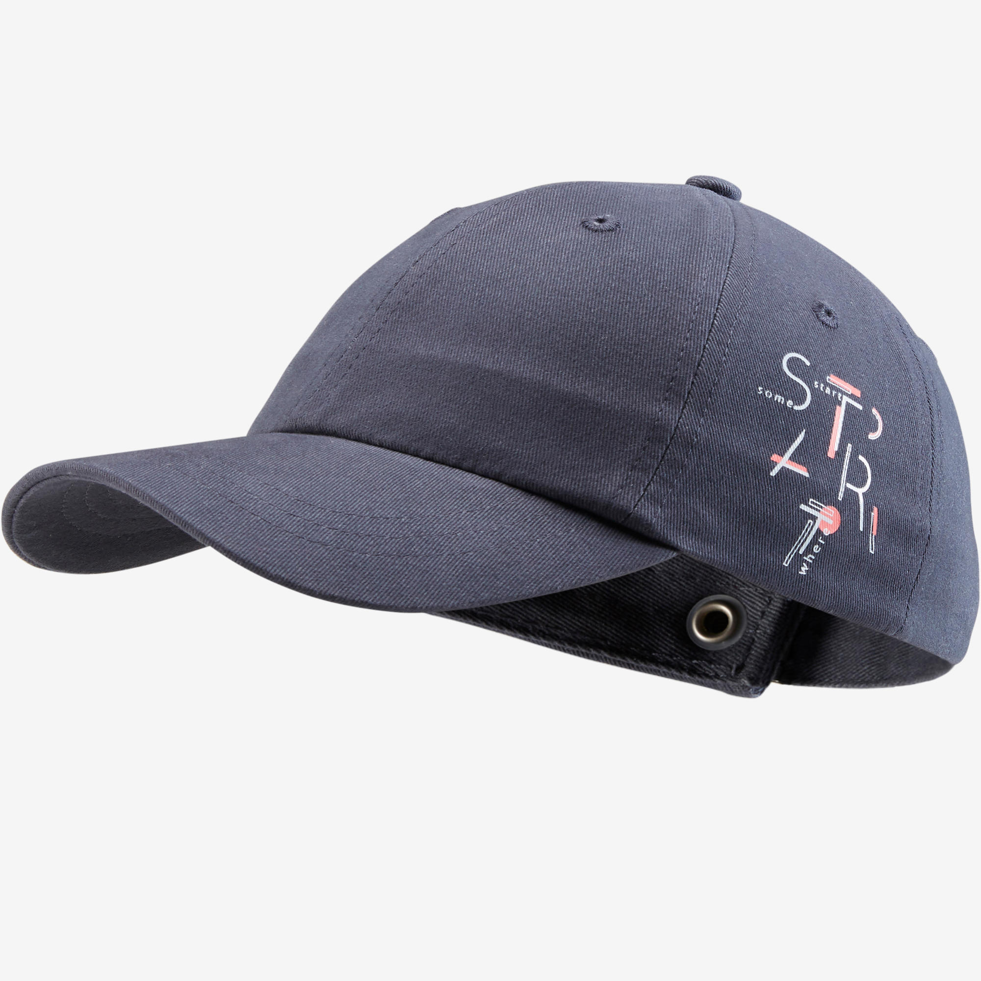 Girls' Gym Cap W100 - Grey Print 3/8