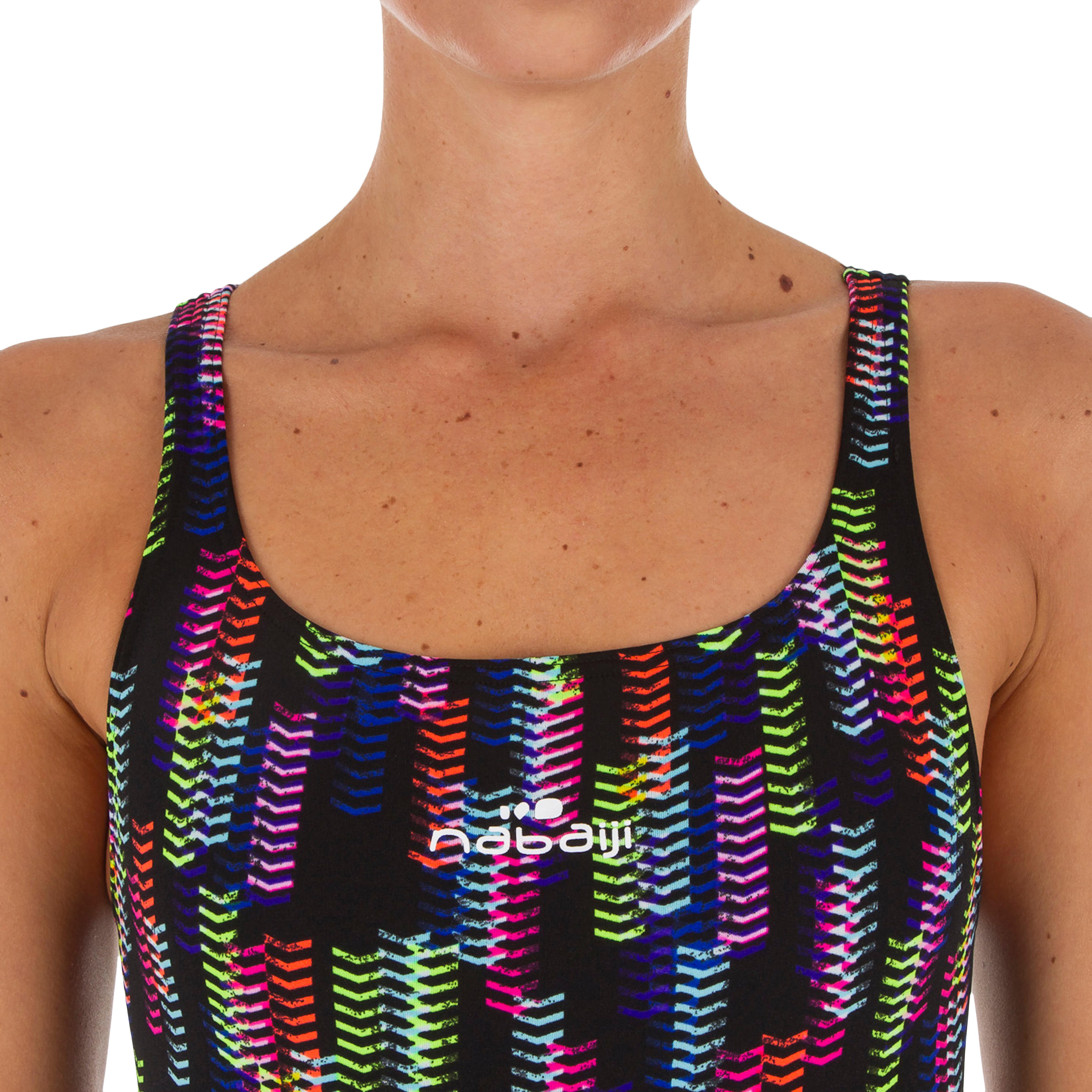 Kamiye Women's Chlorine-Resistant One-Piece Swimsuit 4/5