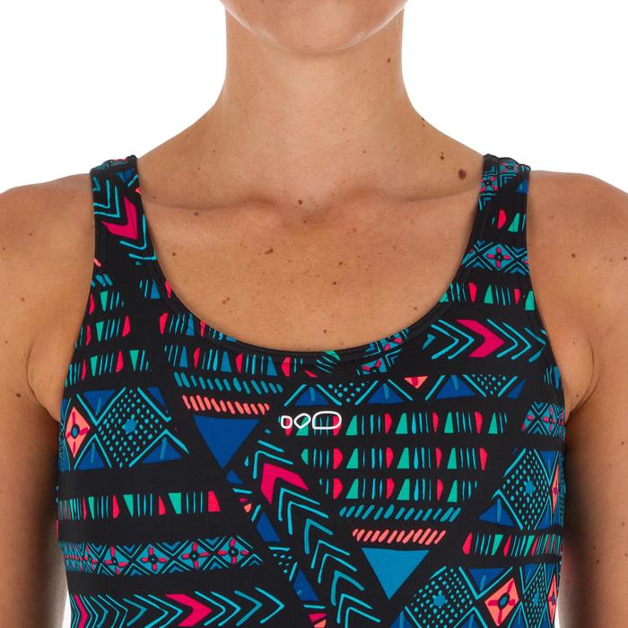 Badeanzug Loran Tankini mit Bein Damen Nabaiji DECATHLON