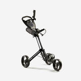 Golf Compact 3 Wheel Trolley Black