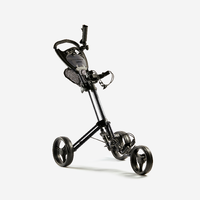 Chariot golf 3 roues compact - INESIS 900 noir