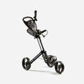 Trolleys de Golfe Golf - Carrinho Golf 3 Rodas Preto INESIS - Transporte de Golf